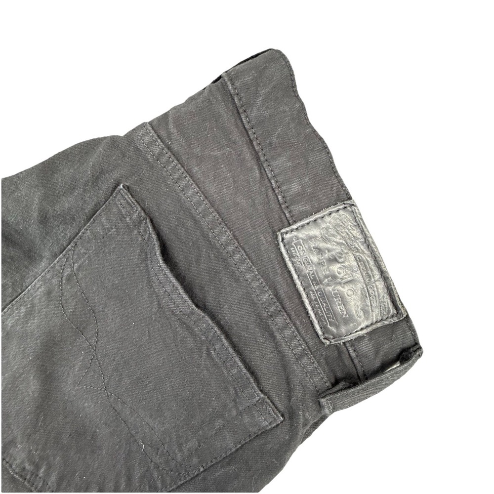 Vintage Genes Jeans Men 34x30 Black Slim Fit Stretch‎ Denim Faded Cotton